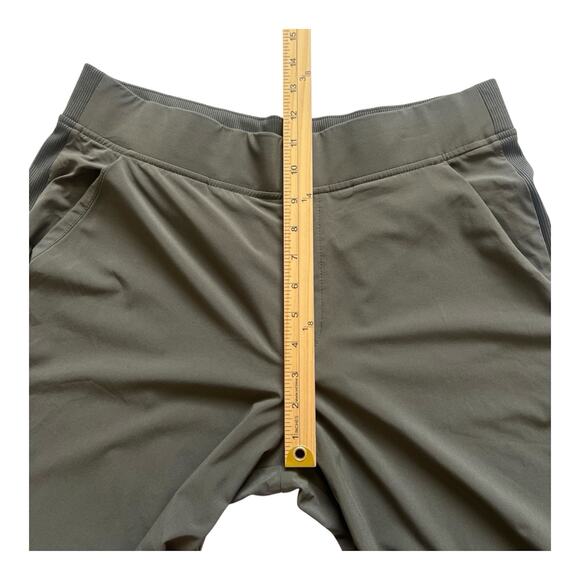 Athleta Pants Womens 12T Brooklyn Ankle Olive Green Pockets Hi-Rise Lightweight - Picture 6 of 11